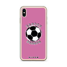 Load image into Gallery viewer, Soccer iPhone Case (Pink 1)