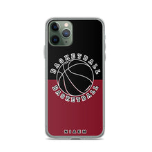 Load image into Gallery viewer, Basketball iPhone Case (Black &amp; Red 2)