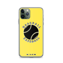 Load image into Gallery viewer, Baseball iPhone Case (Yellow 1)