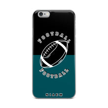 Load image into Gallery viewer, American Football iPhone Case (Black &amp; Blue 4)