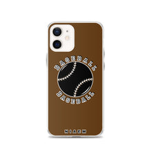 Load image into Gallery viewer, Baseball iPhone Case (Brown)
