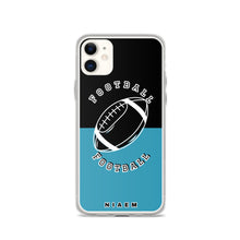 Load image into Gallery viewer, American Football iPhone Case (Black &amp; Blue)