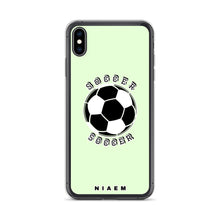 Load image into Gallery viewer, Soccer iPhone Case (Green 2)