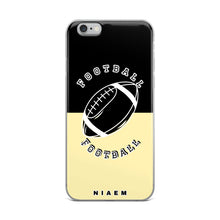 Load image into Gallery viewer, American Football iPhone Case (Black &amp; Yellow 2)