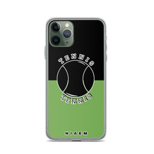 Load image into Gallery viewer, Tennis iPhone Case (Black &amp; Green)