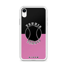Load image into Gallery viewer, Tennis iPhone Case (Black &amp; Pink 1)
