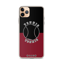 Load image into Gallery viewer, Tennis iPhone Case (Black &amp; Red 2)