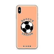 Load image into Gallery viewer, Soccer iPhone Case (Orange 2)