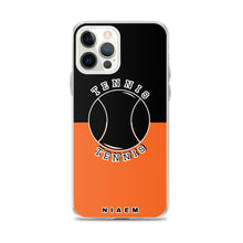 Load image into Gallery viewer, Tennis iPhone Case (Black &amp; Orange)