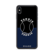 Load image into Gallery viewer, Tennis iPhone Case (Black &amp; Navy)