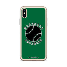 Load image into Gallery viewer, Baseball iPhone Case (Green 1)