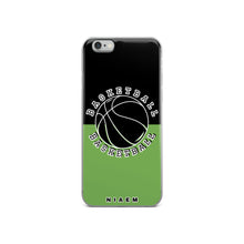 Load image into Gallery viewer, Basketball iPhone Case (Black &amp; Green)