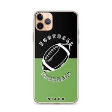 Load image into Gallery viewer, American Football iPhone Case (Black &amp; Green)