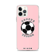 Load image into Gallery viewer, Soccer iPhone Case (Pink 3)