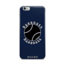 Load image into Gallery viewer, Baseball iPhone Case (Navy)