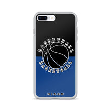 Load image into Gallery viewer, Basketball iPhone Case (Black &amp; Blue 2)