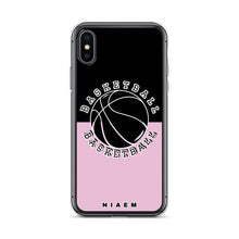 Load image into Gallery viewer, Basketball iPhone Case (Black &amp; Pink 4)