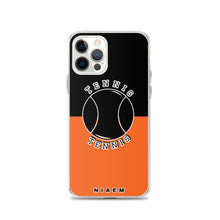 Load image into Gallery viewer, Tennis iPhone Case (Black &amp; Orange)