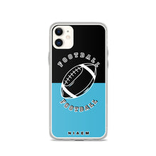 Load image into Gallery viewer, American Football iPhone Case (Black &amp; Blue 7)