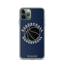 Load image into Gallery viewer, Basketball iPhone Case (Navy)