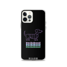 Load image into Gallery viewer, Purple Dachshund iPhone Case