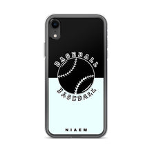 Load image into Gallery viewer, Baseball iPhone Case (Black &amp; Blue 5)