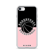 Load image into Gallery viewer, Basketball iPhone Case (Black &amp; Pink 3)