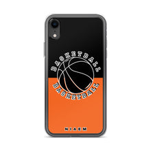 Load image into Gallery viewer, Basketball iPhone Case (Black &amp; Orange)
