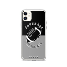 Load image into Gallery viewer, American Football iPhone Case (Black &amp; Grey 1)