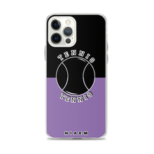Load image into Gallery viewer, Tennis iPhone Case (Black &amp; Purple 1)