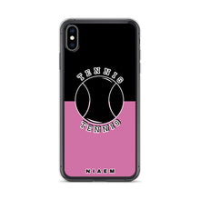 Load image into Gallery viewer, Tennis iPhone Case (Black &amp; Pink 1)