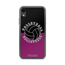 Load image into Gallery viewer, Volleyball iPhone Case (Black &amp; Pink 6)