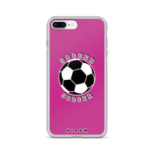Load image into Gallery viewer, Soccer iPhone Case (Pink)