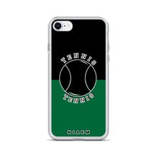 Load image into Gallery viewer, Tennis iPhone Case (Black &amp; Green 1)