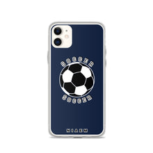 Load image into Gallery viewer, Soccer iPhone Case (Navy)