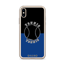 Load image into Gallery viewer, Tennis iPhone Case (Black &amp; Blue 2)