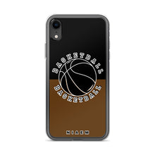 Load image into Gallery viewer, Basketball iPhone Case (Black &amp; Brown)