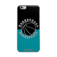 Load image into Gallery viewer, Basketball iPhone Case (Black &amp; Blue 3)
