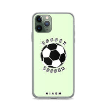 Load image into Gallery viewer, Soccer iPhone Case (Green 2)
