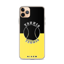 Load image into Gallery viewer, Tennis iPhone Case (Black &amp; Yellow 1)