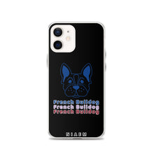 Load image into Gallery viewer, Blue French Bulldog iPhone Case