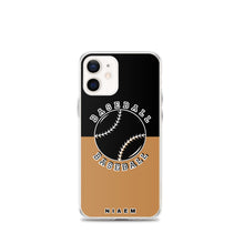 Load image into Gallery viewer, Baseball iPhone Case (Black &amp; Nude)
