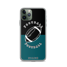 Load image into Gallery viewer, American Football iPhone Case (Black &amp; Blue 4)