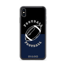 Load image into Gallery viewer, American Football iPhone Case (Black &amp; Navy)