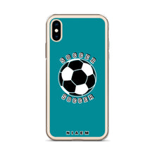 Load image into Gallery viewer, Soccer iPhone Case (Blue 3)