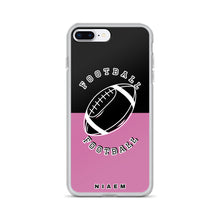 Load image into Gallery viewer, American Football iPhone Case (Black &amp; Pink 1)