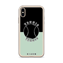 Load image into Gallery viewer, Tennis iPhone Case (Black &amp; Green 5)
