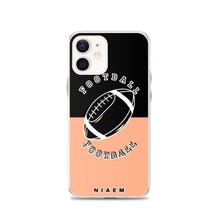 Load image into Gallery viewer, American Football iPhone Case (Black &amp; Orange 2)