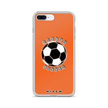 Load image into Gallery viewer, Soccer iPhone Case (Light Orange)