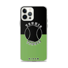 Load image into Gallery viewer, Tennis iPhone Case (Black &amp; Green)